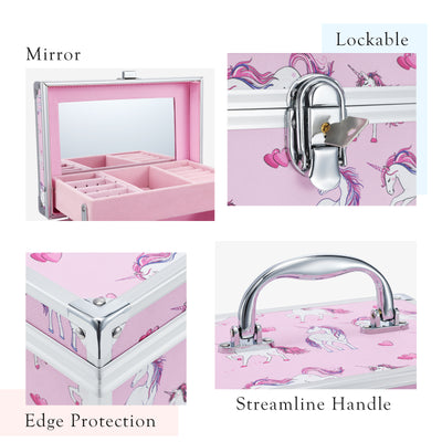 Macro View of Pink Jewelry Storage - Bold Details, Stylish Functionality