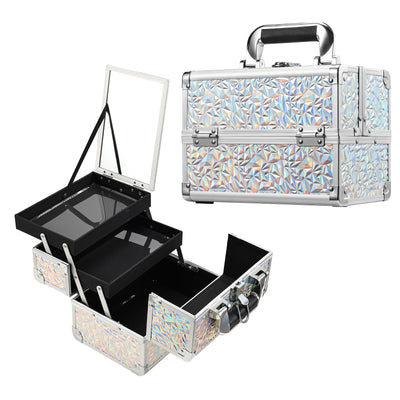 Durable Makeup Organizer - Handheld Beauty Case for Everyday Glam"
