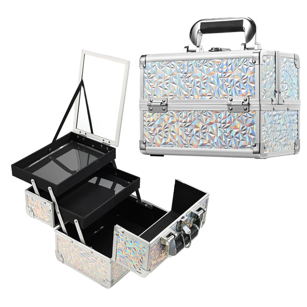Durable Makeup Organizer - Handheld Beauty Case for Everyday Glam"