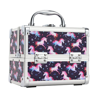 Mini Travel Makeup Organizer - Convenient Hand-Carried Cosmetic Case