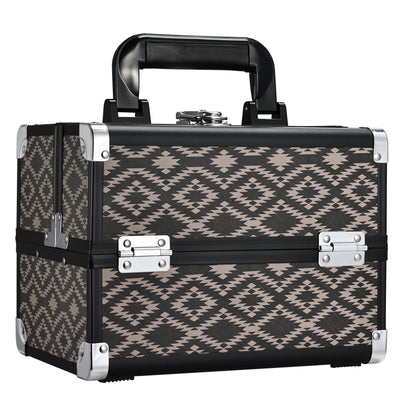 Sleek Portable Makeup Kit - Handheld Beauty Organizer for Any Occasion