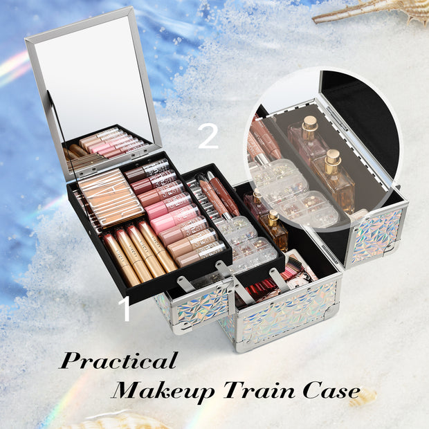 practical makeup train case - Joligrace