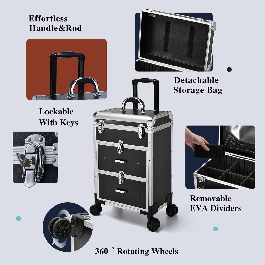 Highlighting the Features of Expandable Makeup Trolley - Versatile Capacity Revealed