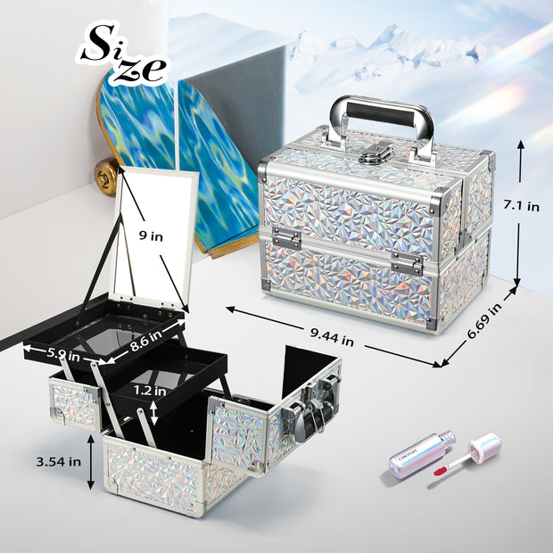Structured Makeup Organizer - Geometric Dimensions for Modern Elegance