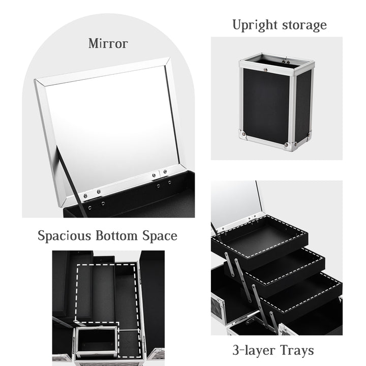 Generous Makeup Kit - Spacious Storage to Fit Your Beauty Needs
