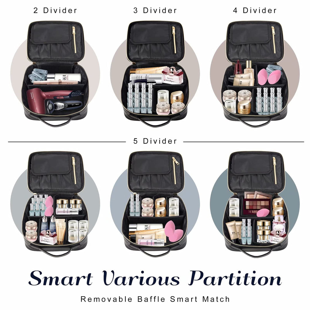 makeup bag with smart various partition - Joligrace
