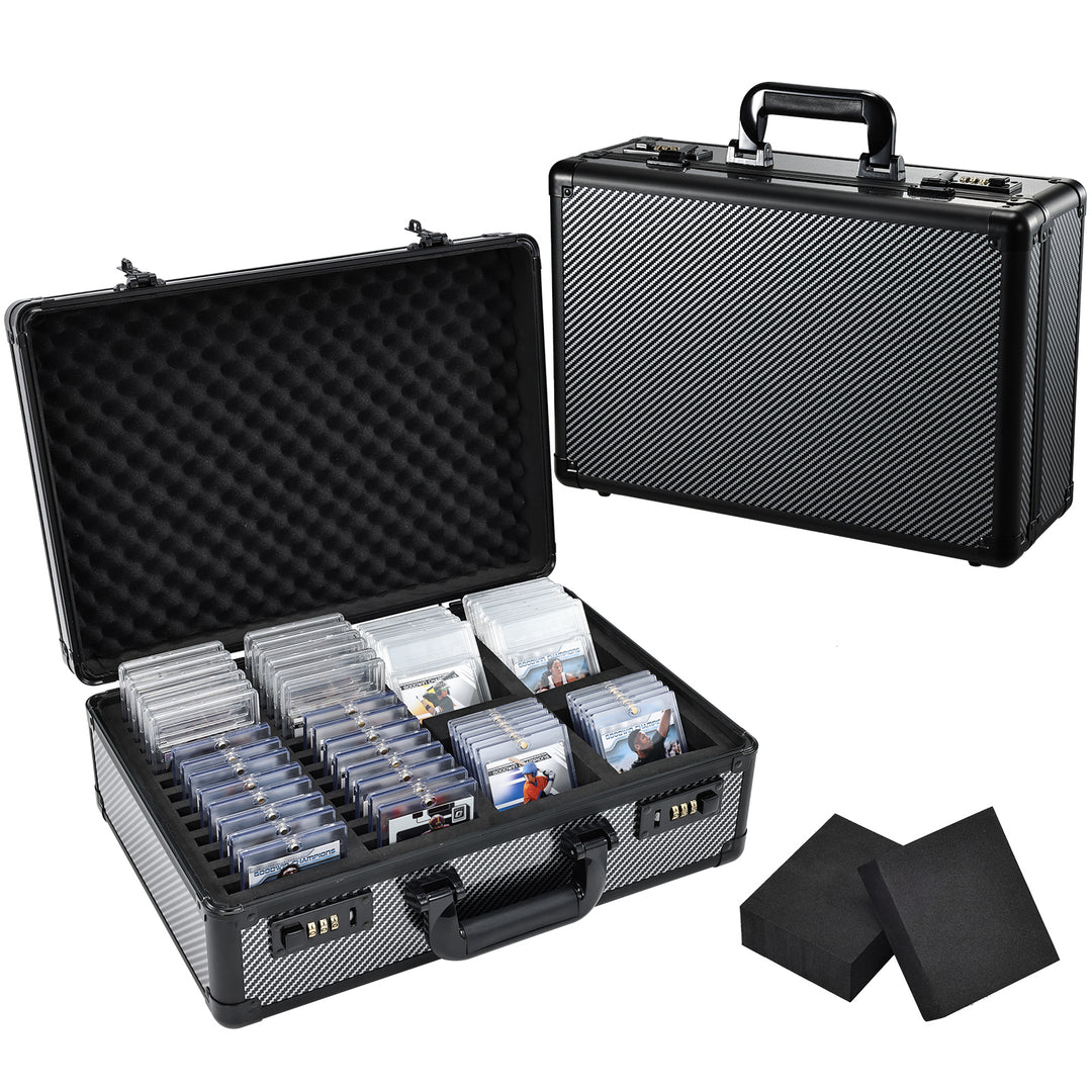 Graded Card Case with Individual Slots Storage Box M62R Joligrace Graded Card Case with Individual Slots Storage Box M62R Joligrace