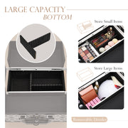 Compact Handheld Beauty Case - Large Capacity to Keep All Essentials