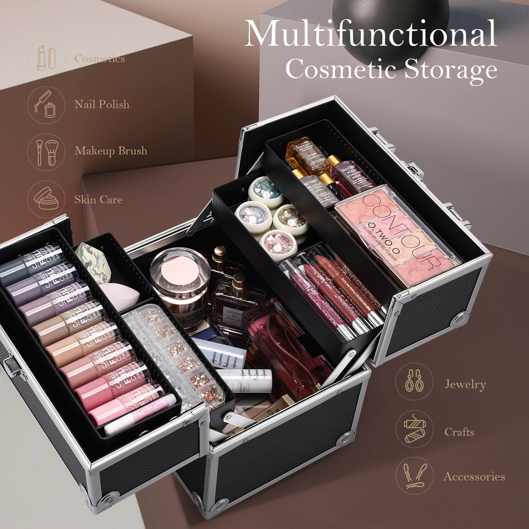 Versatile Makeup Organizer - Ample Capacity for Varied Beauty Products