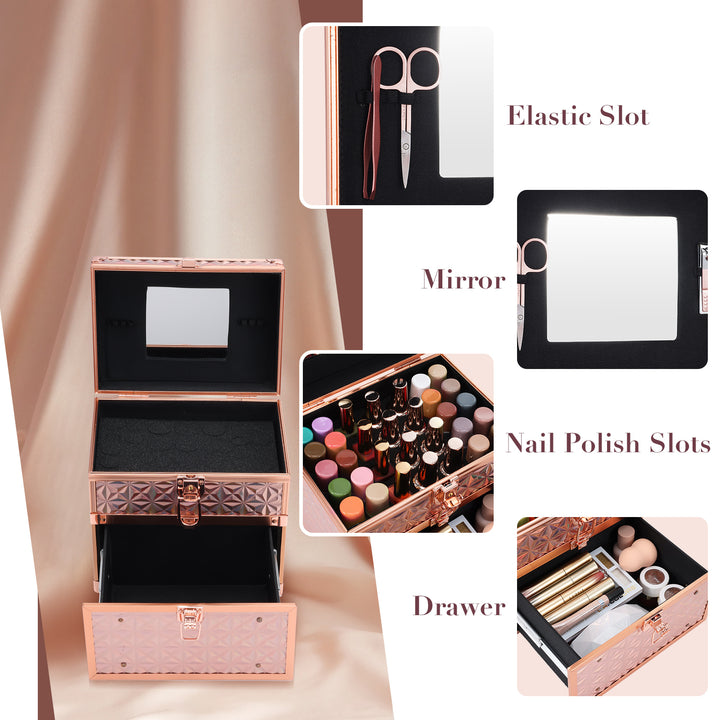 Substantial Makeup Case - Spacious Capacity for All Occasions