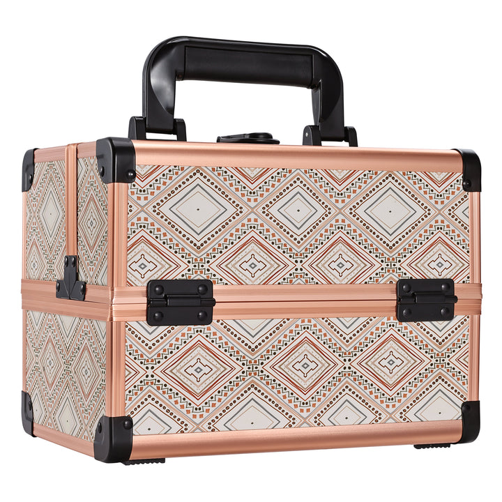 Portable Beauty Organizer - Hand-Carry Makeup Case for On-the-Go Glam