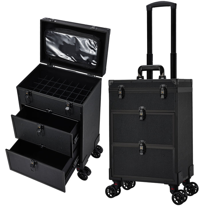 All-in-One Makeup Trolley - Functionality Meets Style in a Rolling Beauty Station