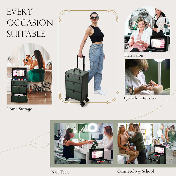 Makeup Case for Travel - Effortless Glam on the Go