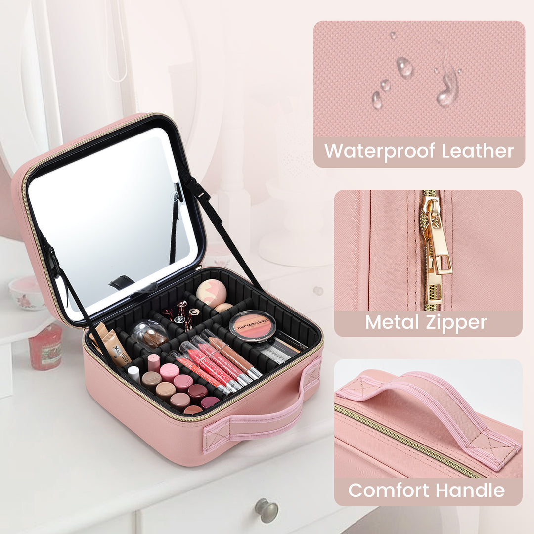 Joligrace Makeup Case with Lighted Mirror M97B