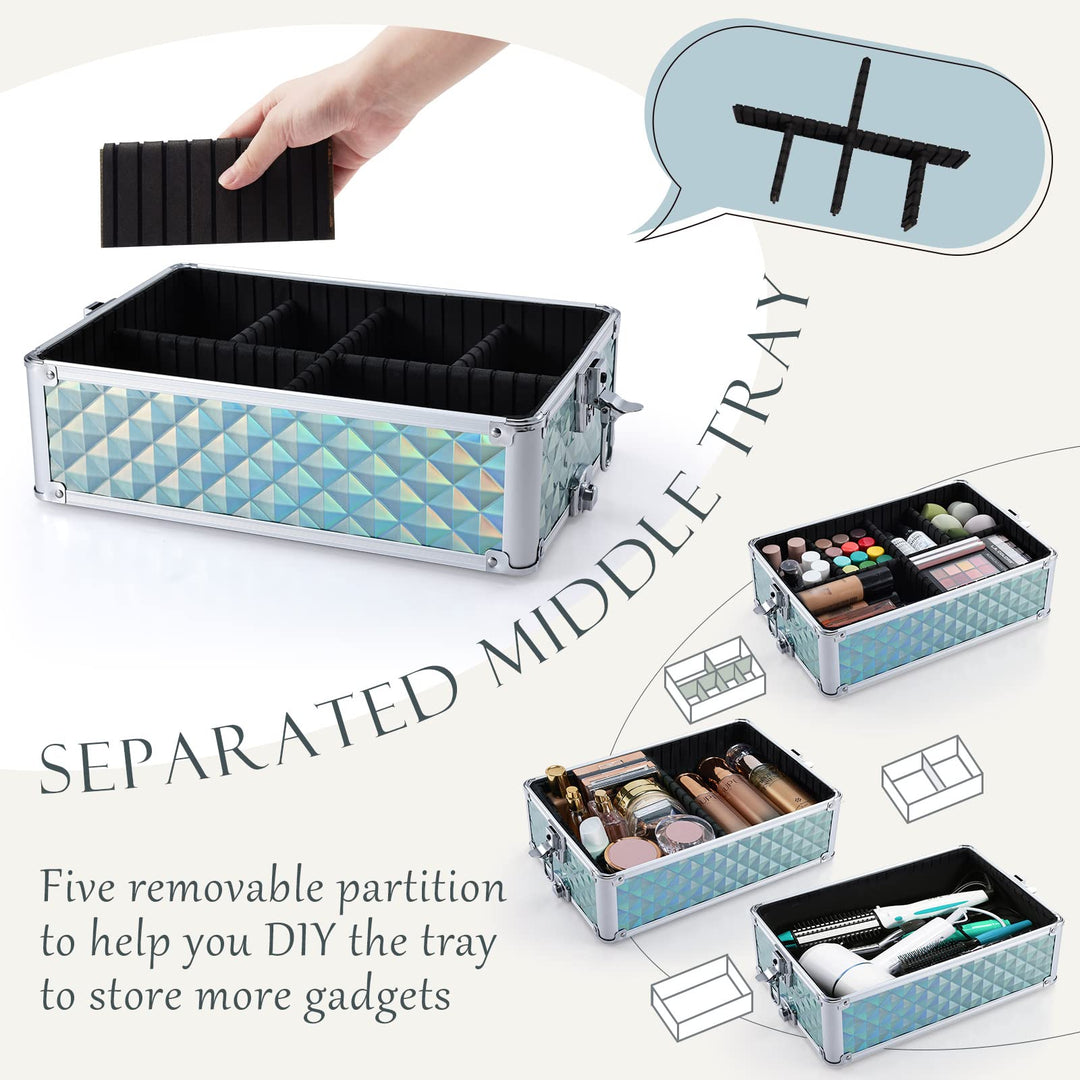 Makeup Case Dividers - Help to DIY Tray to store more gadgets