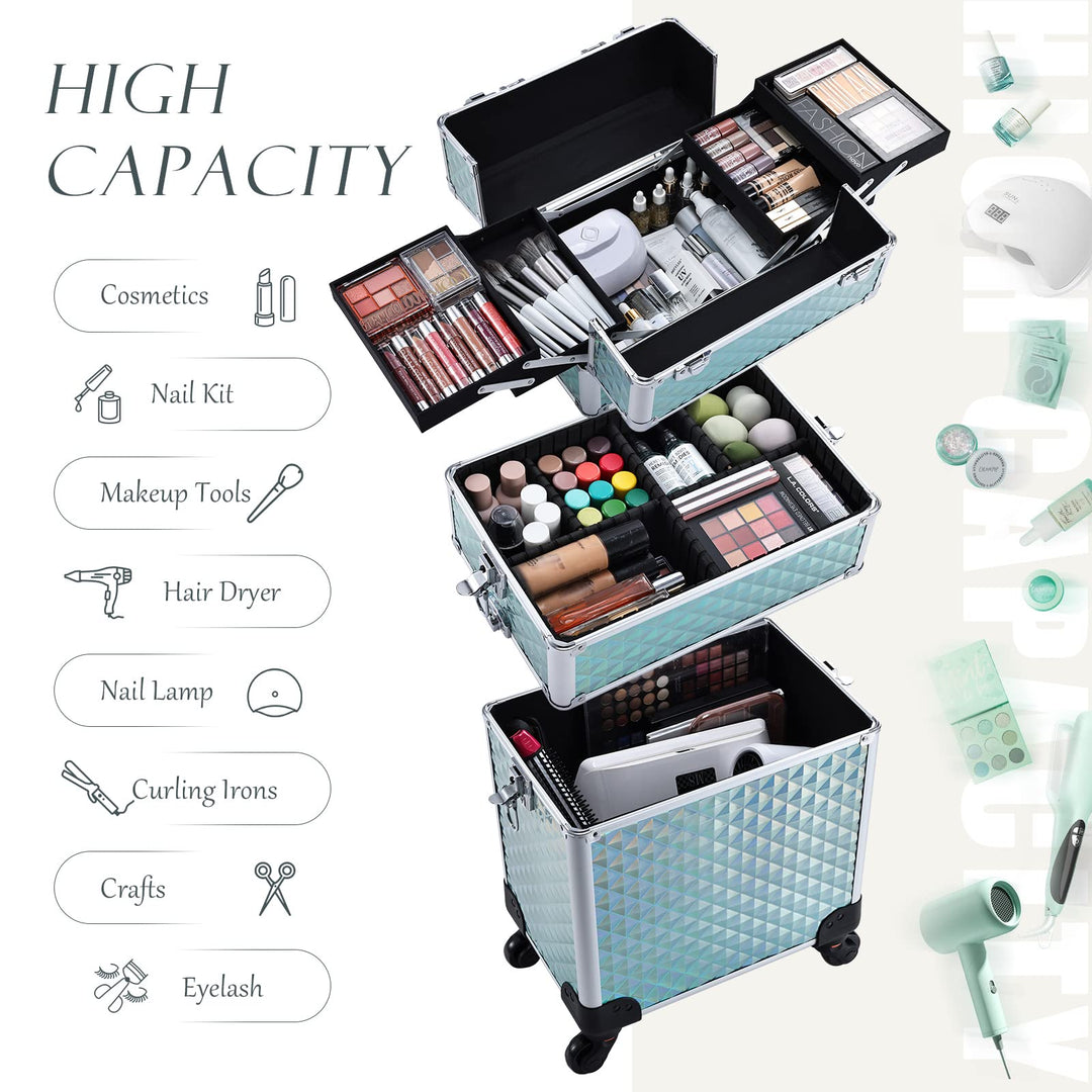 Ample-Sized Beauty Trolley - Fit for Your Extensive Beauty Arsenal