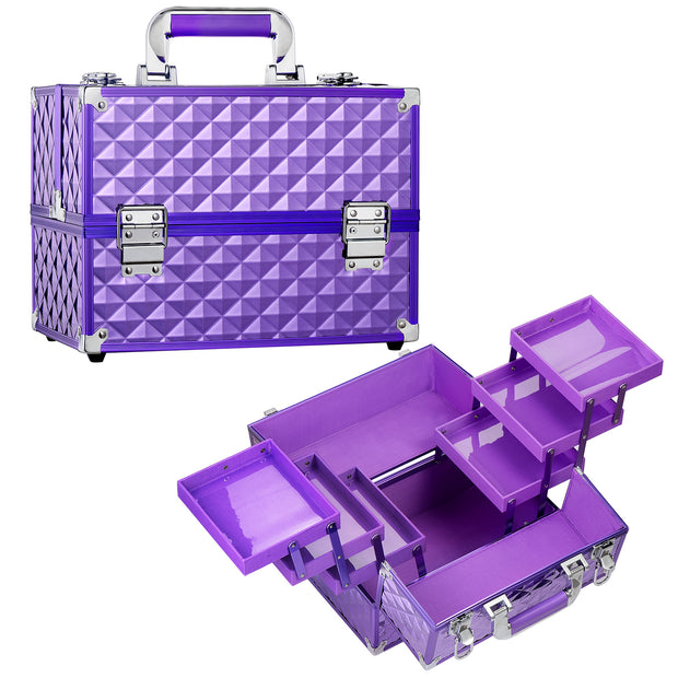 Purple Makeup Case 90D - Joligrace