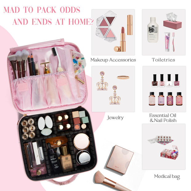 Stagiant Pink Daisy Makeup Bag 69E - Joligrace