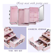 Shiny Pink Makeup Case 87Y - Joligrace