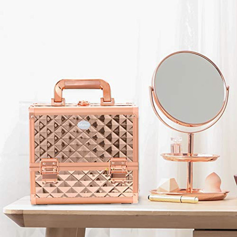 Joligrace Rose Gold Makeup Case 88P Joligrace