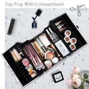 Silver Rose Makeup Case 80M - Joligrace