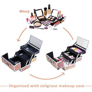 Joligrace Shiny Orange Makeup Case - Joligrace