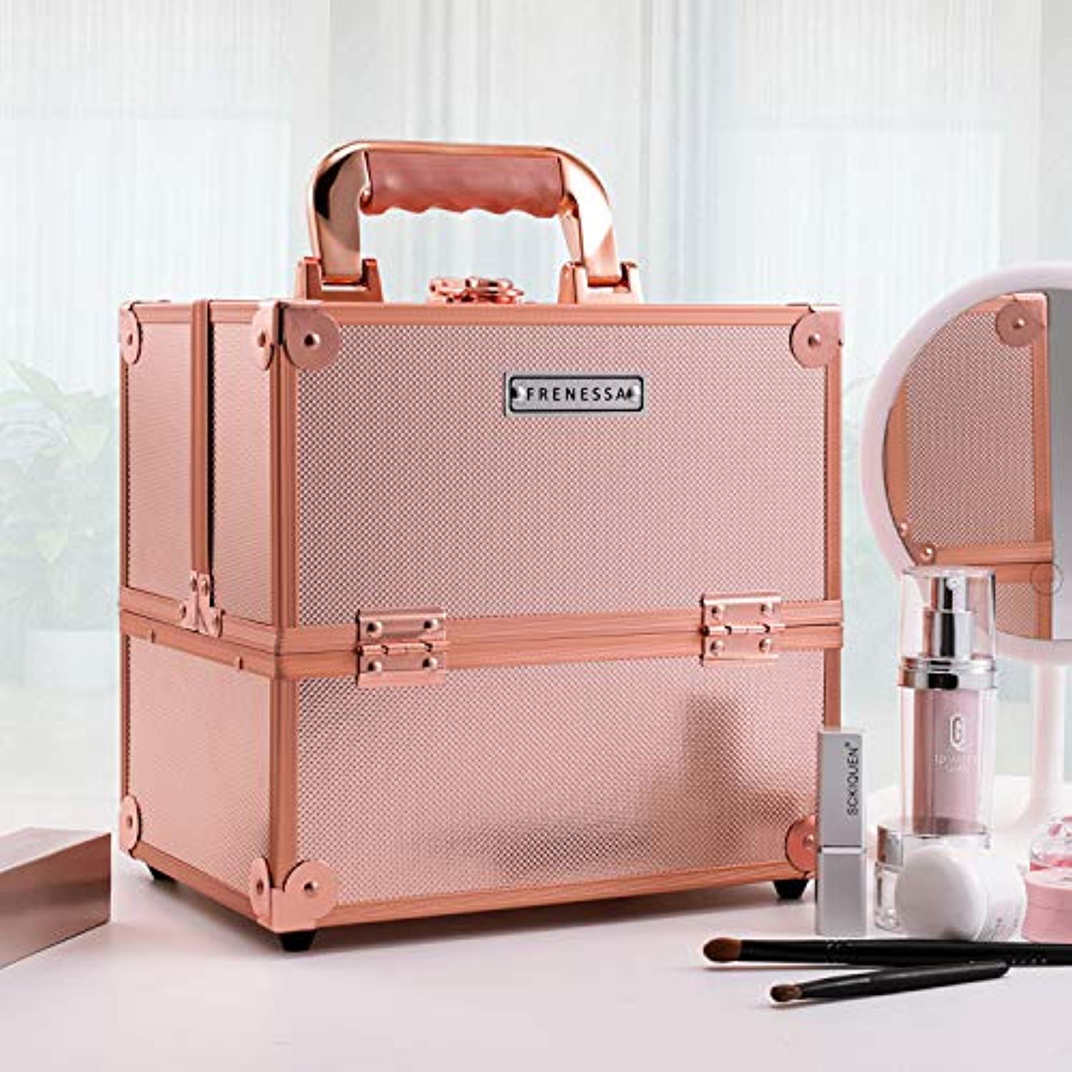 Rose Gold Makeup Case M80G – Joligrace