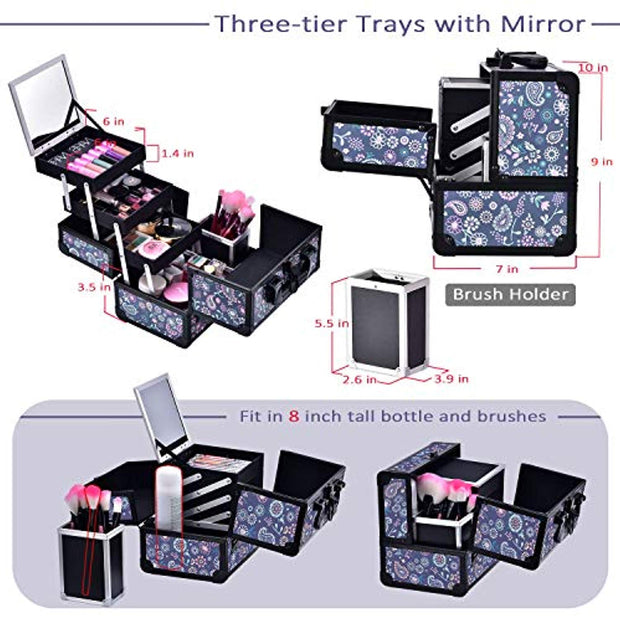 Joligrace Purple Makeup Case - Joligrace