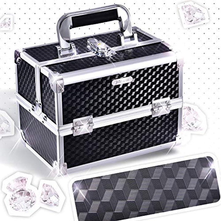 Joligrace Modern Black Makeup Case - Joligrace