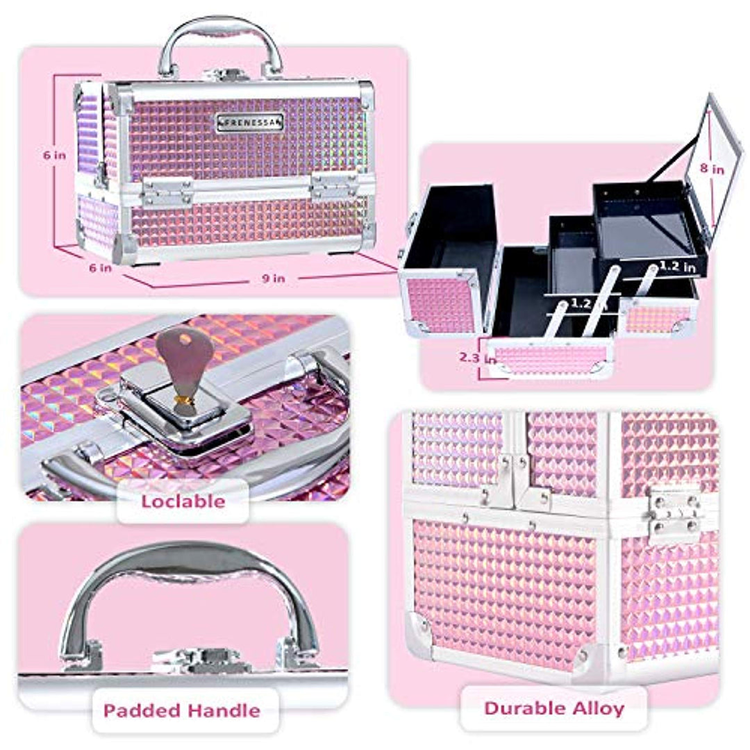 Frenessa Pink Makeup Case - Joligrace