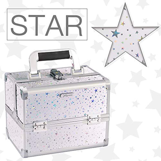 Joligrace White Star Makeup Case - Joligrace
