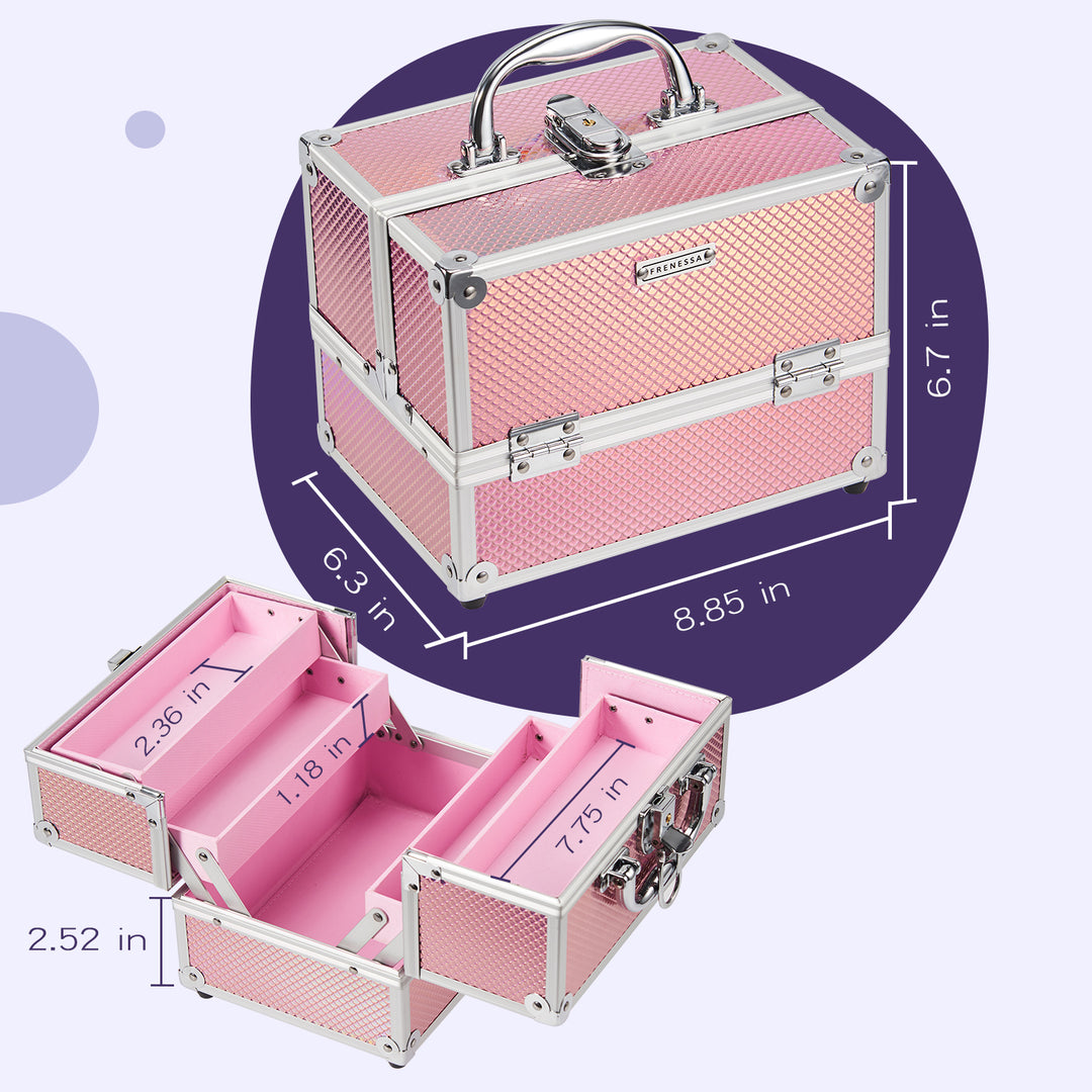 Mermaid Pink Makeup Case 82J - Joligrace