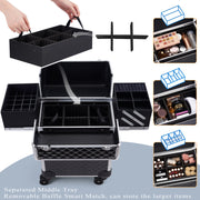 Rolling Makeup Trolley Case