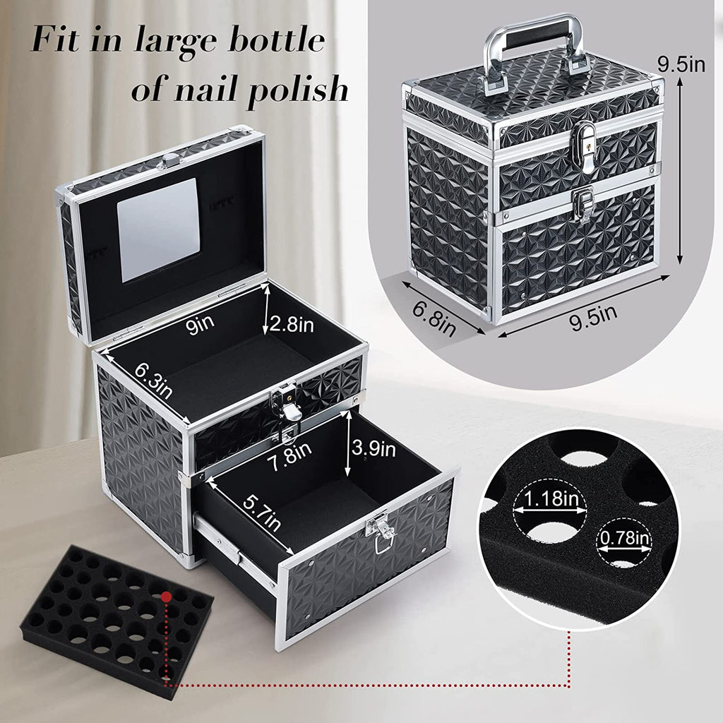 Nagelstyliste Koffer,beautycase,koffer,make-up Koffer,Cosmetica Koffer Luxe Koffer Roze Nagelstyliste Koffer,beautycase,koffer,make-up Koffer,Cosmetica Koffer Luxe Koffer Roze
