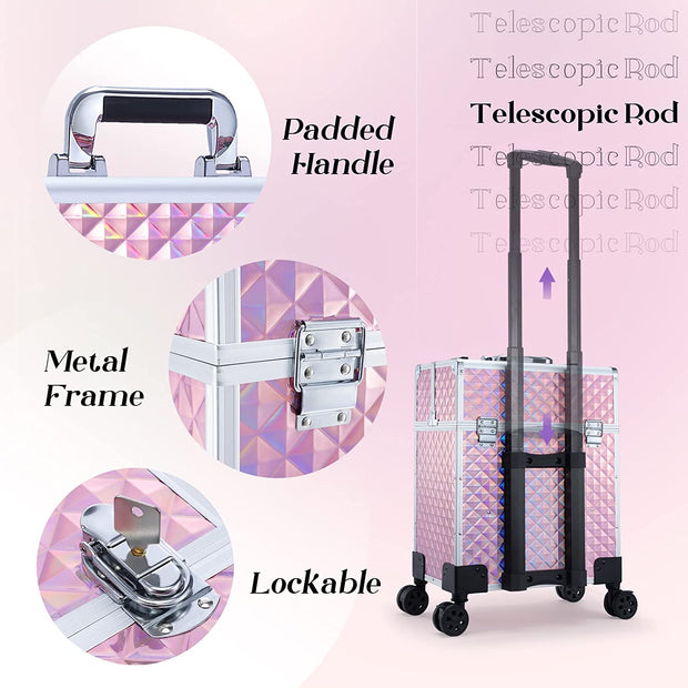 Multi-functional Makeup Trolley Case 84W - Joligrace
