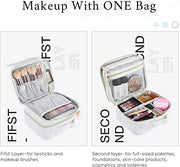 Large Double Layer Makeup Bag 64G - Joligrace