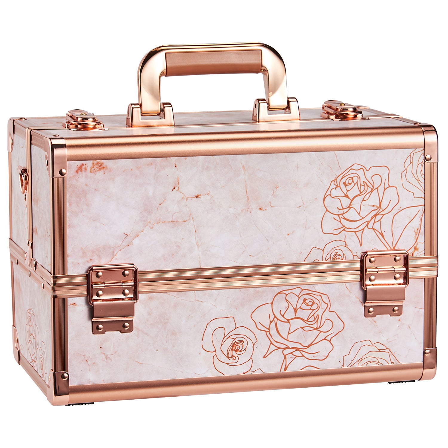 Joligrace Rose Gold Makeup Case 91D
