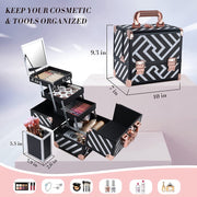 Travel Carrying Makeup Storage Case 88B - Joligrace