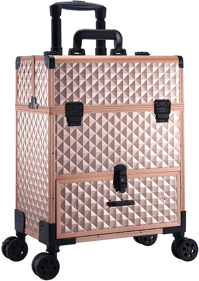 Joligrace Professional Makeup Trolley Case Black 84V - Joligrace